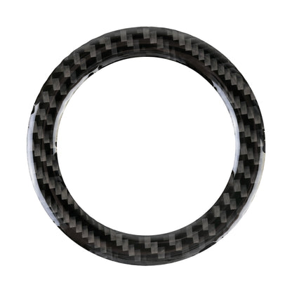 Car Steering Wheel Carbon Fiber Decorative Sticker for Jeep Grand Cherokee 2011-2018, Steering Wheel