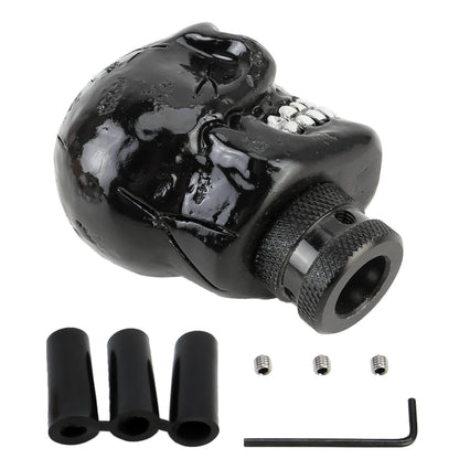 Universal Skull Head Shape Manual or Automatic Gear Shift Knob, Size: 8.7x5.5cm