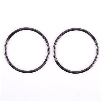 2 PCS Car Door Horn Trim Ring Decorative Sticker for Ford Mustang, Door Horn