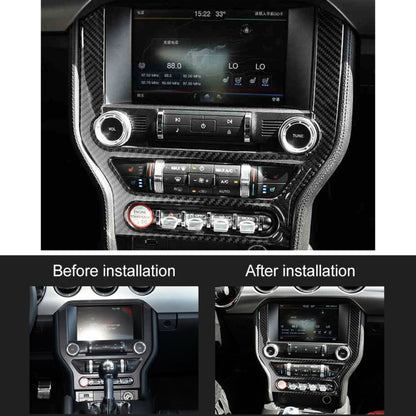 Car Central Control Panel Decorative Sticker for Ford Mustang 2015-2020, Central Control Panel