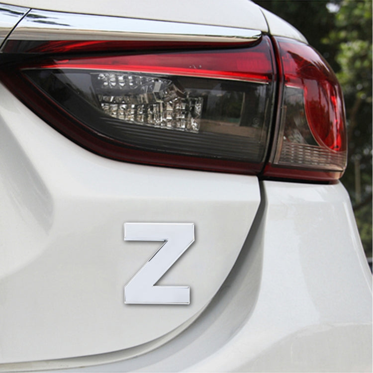 Car Vehicle Badge Emblem 3D English Letter Self-adhesive Sticker Decal, Size: 4.5*4.5*0.5cm, O, E, P, F, Q, G, R, H, S, I, T, A, J, U, Y, K, V, Z, L, W, B, M, X, C, N, D