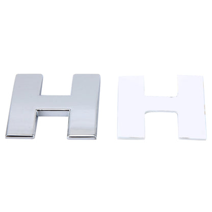 Car Vehicle Badge Emblem 3D English Letter Self-adhesive Sticker Decal, Size: 4.5*4.5*0.5cm, H, S, I, T, A, J, U, Y, K, V, Z, L, W, B, M, X, C, N, D, O, E, P, F, Q, G, R