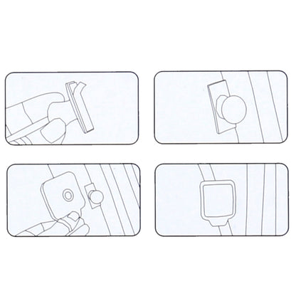 3R-2130 Car Truck Interior Adjustable Wide Angle Rear View Blind Spot Mirror, Size: 7*6.5*1cm, 3R-2130