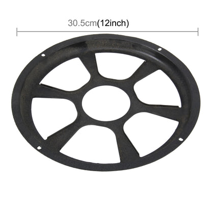 12 inch Universal Car Horn Cover Black Round Horn Cover Horn Round Cover, Size: 12 inch