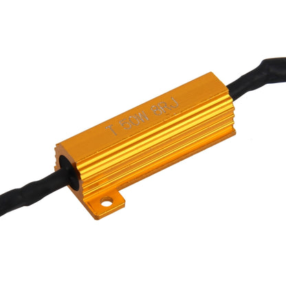 2 PCS 3156 Car Canbus Error Canceller Decoder Load Resistor LED 50W 8 Ohm No Blinking Decoder Heat Resistance Aluminum Case Heat Sink High Power Metal Shell Resistance, 3156