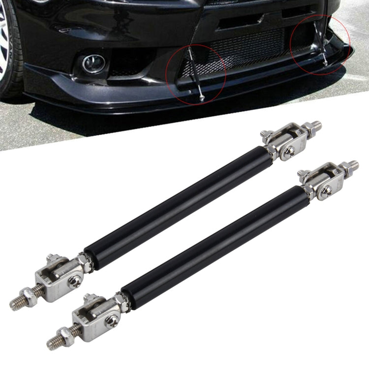 2 PCS Car Modification Large Surrounded By The Rod Telescopic Lever Front and Rear Bars Fixed Front Lip Back Shovel Adjustable Small Rod, Length: 15cm, Length: 15cm