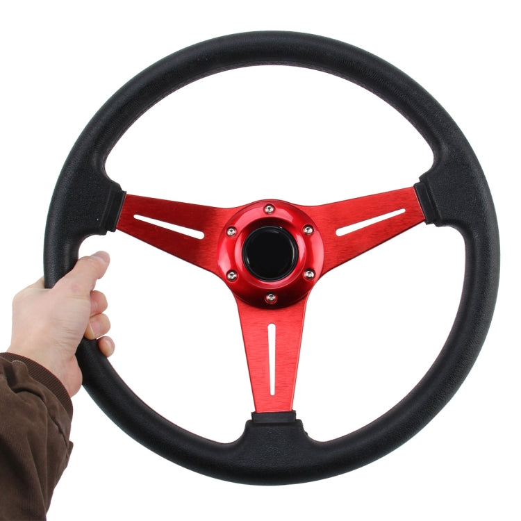 35cm PU Racing Sport Hand Wheel Car Modified Steering Wheel