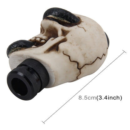 Universal Skull Car Gear Shift Knob Modified Car Gear Shift Knob Auto Transmission Shift Lever Knob Resin Gear Knobs, Skull Head Shape 9, Skull Head Shape 7, Skull Head Shape 6