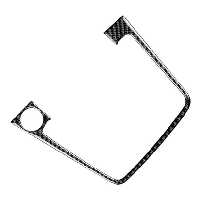 Car Carbon Fiber Gear Position Panel Frame Decorative Sticker for Volkswagen Golf 7 2013-2017, with Hole and Start and Stop, Left Drive, Gear Position Panel