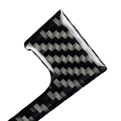 Car Carbon Fiber Gear Position Panel Frame Decorative Sticker for Volkswagen Golf 7 2013-2017, with Hole and Start and Stop, Left Drive, Gear Position Panel