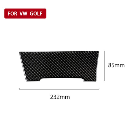 Car Carbon Fiber Cigarette Lighter Decorative Sticker for Volkswagen Golf 7 2013-2017, Cigarette Lighter