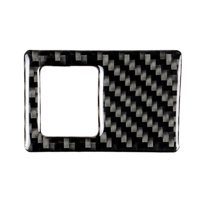 Car Carbon Fiber Emergency Light Frame Decorative Sticker for Volkswagen Golf 7 2013-2017, Left Drive, Emergency Light Frame