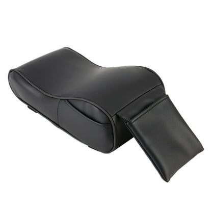 Universal Car PU Leather and Memory Foam Wrapped Armrest Box Car Armrest Box Mat with Phone Holder Storage Bag & Card Slot, with Card Slot (Beige), with Card Slot (Brown), with Card Slot (Black)