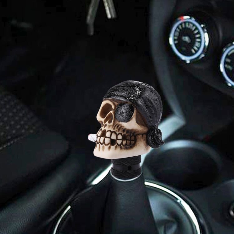 Pirate Skull Shaped Universal Vehicle Car Shifter Cover Manual Automatic Gear Shift Knob, Pirate Skull(Red), Pirate Skull(White), Pirate Skull(Black)