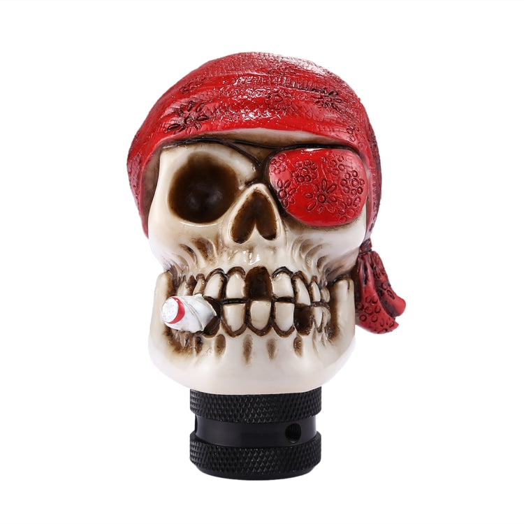 Pirate Skull Shaped Universal Vehicle Car Shifter Cover Manual Automatic Gear Shift Knob, Pirate Skull(Red), Pirate Skull(White), Pirate Skull(Black)