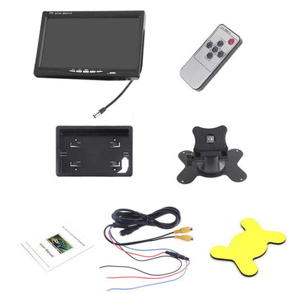 PZ-708 7.0 inch TFT LCD Car Rearview Monitor with Stand and Remote Control, PZ-708