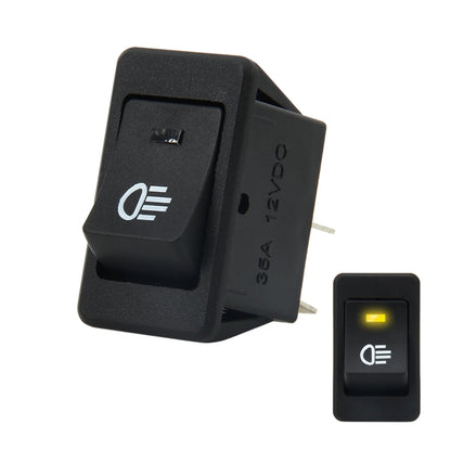 30 Amp 12 Volt Four Plugs LED ON OFF Car Fog Light Switch