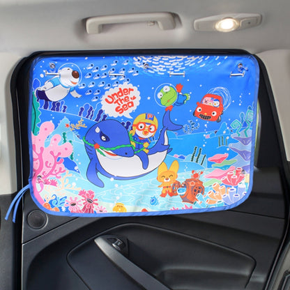 Car Large Rear Window Sunscreen Insulation Window Sunshade Cover, Size: 70*50cm, Pink Elephant, Little Fox, Underwater World, Deer, Good Friend, Bear, Yellow Penguin, Happy Elephant, Happy Forest, Spectacle Bear, Snow Bear, Happy Rabbit, Picnic, A Pony...