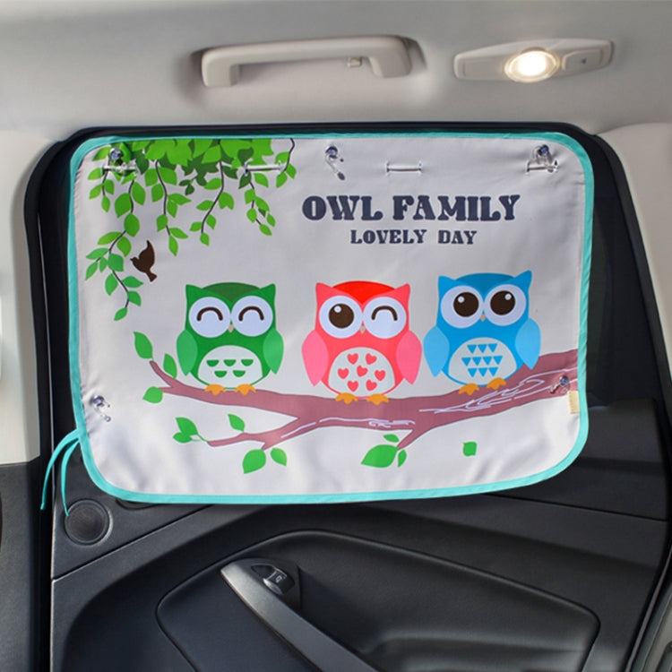 Car Large Rear Window Sunscreen Insulation Window Sunshade Cover, Size: 70*50cm, Pink Elephant, Little Fox, Underwater World, Deer, Good Friend, Bear, Yellow Penguin, Happy Elephant, Happy Forest, Spectacle Bear, Snow Bear, Happy Rabbit, Picnic, A Pony...