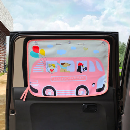 Car Large Rear Window Sunscreen Insulation Window Sunshade Cover, Size: 70*50cm, A Pony, Giant Panda, Green Dinosaur, Animal World, Three Pony, Zoo, Three Little eagles, Pink Elephant, Little Fox, Underwater World, Deer, Good Friend, Bear, Yellow Pengu...