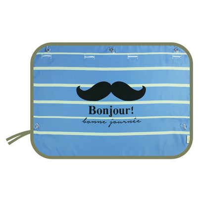 Car Large Rear Window Sunscreen Insulation Window Sunshade Cover, Size: 70*50cm, Mustache, Rocket, Little Pirate, Small Cloud, Camping, Happy Time, Pink Bus, Happy School Bus, Magic World, Moon Baby, Waterpark, House