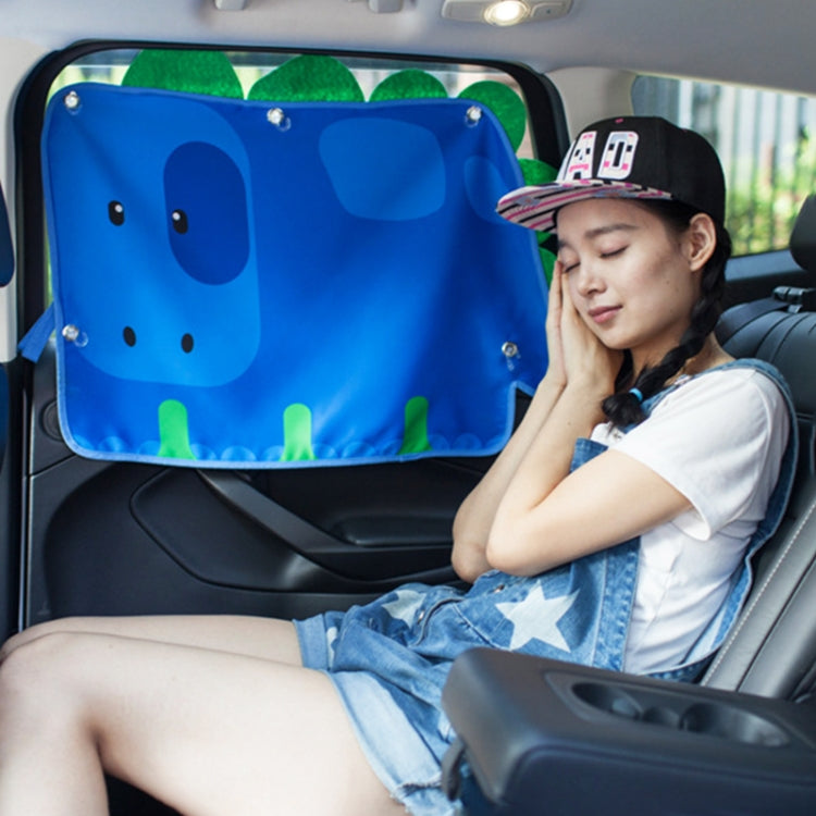 Car Large Rear Window Sunscreen Insulation Window Sunshade Cover, Size: 70*50cm, Mustache, Rocket, Little Pirate, Small Cloud, Camping, Happy Time, Pink Bus, Happy School Bus, Magic World, Moon Baby, Waterpark, House