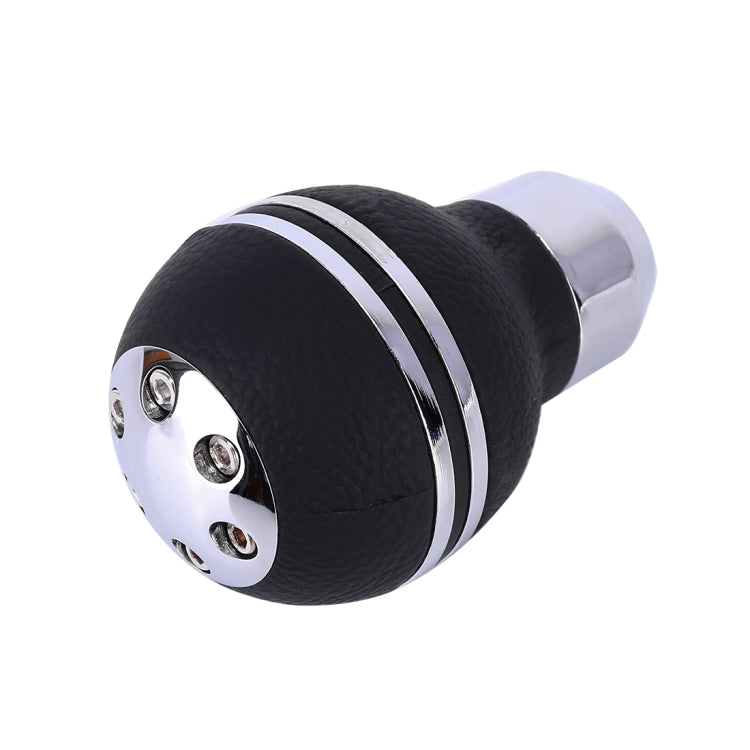 Universal Vehicle Car Shifter Leather Cover Ball Shape Manual Automatic Gear Shift Knob, Ball Shape Gear Shift Knob
