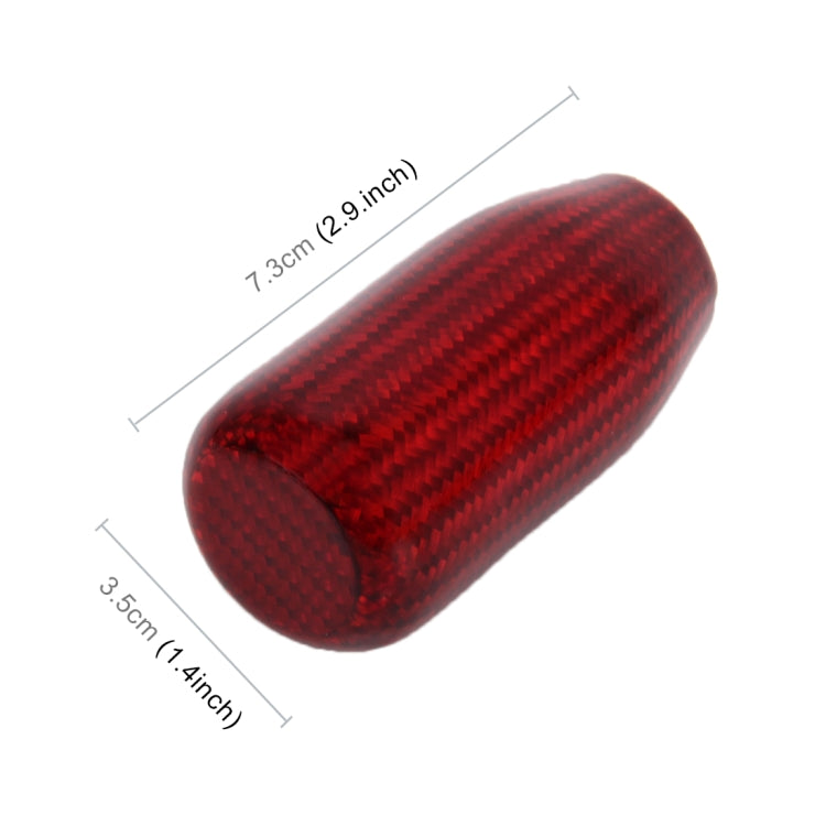 Universal Vehicle Car Shifter Cover Manual Automatic Carbon Fiber Gear Shift Knob, Gear Shift Knob