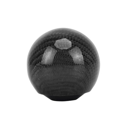 Universal Vehicle Car Shifter Cover Manual Automatic Carbon Fiber Ball Gear Shift Knob, Black, Silver, Ball Gear Shift Knob