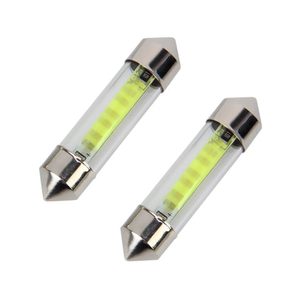 10 PCS 36mm 1W 6000K White Light Car Dome Lamp License LED Reading Light, DC 12V, 36mm