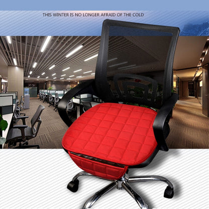 3 PCS / Set  Warm Car Seat Cover Cushion Five Seats Universal Two Front Row Seat Covers and One Back Row Seat Cover Car Non-slip Chair Pad Warm Car Mats No Back Plush Cushion