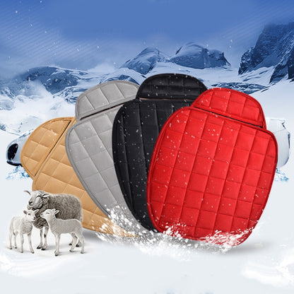 3 PCS / Set  Warm Car Seat Cover Cushion Five Seats Universal Two Front Row Seat Covers and One Back Row Seat Cover Car Non-slip Chair Pad Warm Car Mats No Back Plush Cushion