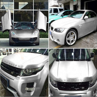 5m * 0.5m Ice Blue Metallic Matte Icy Ice Car Decal Wrap Auto Wrapping Vehicle Sticker Motorcycle Sheet Tint Vinyl Air Bubble Free, 5m * 0.5m