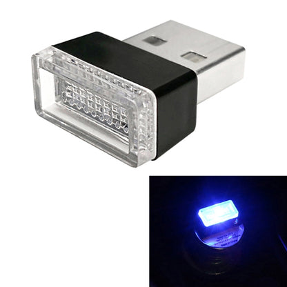 Universal PC Car USB LED Atmosphere Lights Emergency Lighting Decorative Lamp, Ice Blue, Blue Light, Pink Light, Green Light, Red Light, Yellow Light