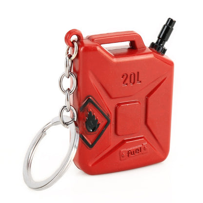 Car Oil Tank Shaped Pendant Zinc Alloy Keychain Keyring, Oil Tank Shape