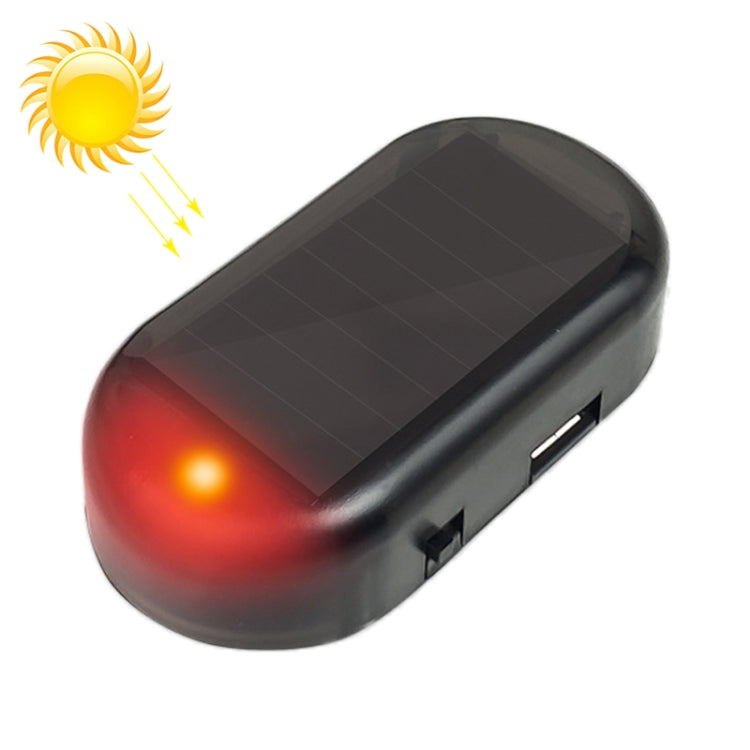 LQ-S10 Car Solar Power Simulated Dummy Alarm Warning Anti-Theft LED Flashing Security Light Fake Lamp, LQ-S10 (Red Light), LQ-S10 Blue Light