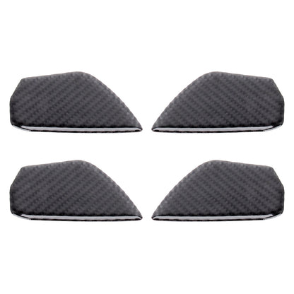 Carbon Fiber Inner Door Handle Bowl Cover Trim Decals Decorative Sticker for Honda Civic 10th Gen, Inner Door Bowl