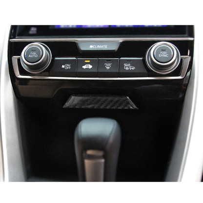 Carbon Fiber Trim Central Control Gears Shift Panel Decorative Sticker for Honda Civic 10th Gen 2016-2019, Gears Shift Panel