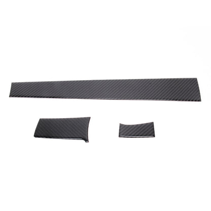 3 in 1 Carbon Fiber Central Control Gears Shift Panel Cover Trim Decals Decorative Sticker for Honda Civic 10th Gen 2016-2019, 3 in 1 Central Control