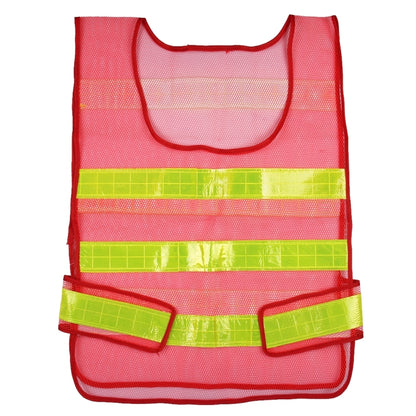 Reflective Fluorescent Vest Safty Cloth Driving School Construction Traffic Safty Warning Working Cloth, Vest 3/Green, Vest 4/Red