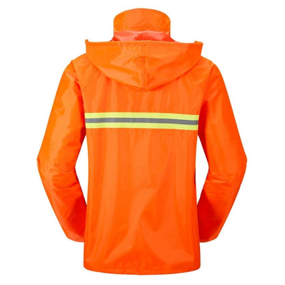 Adult Split Reflective Raincoats Rain Pants Cleaners Waterproof Clothes Labor Insurance Safety Sanitation Suits, Size: 2XL, Size: 2XL