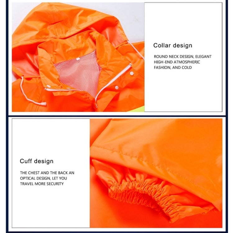 Adult Split Reflective Raincoats Rain Pants Cleaners Waterproof Clothes Labor Insurance Safety Sanitation Suits, Size: 2XL, Size: 2XL