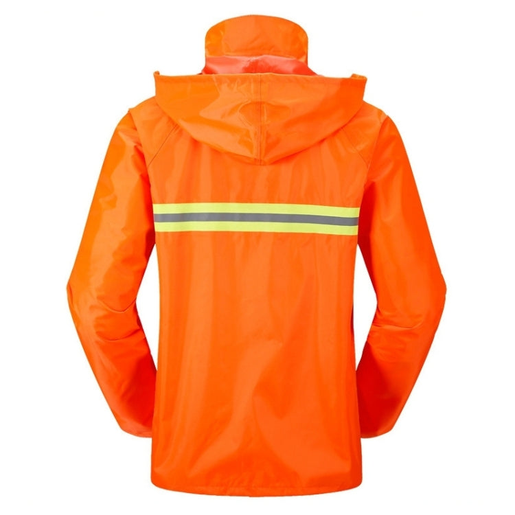 Adult Split Reflective Raincoats Rain Pants Cleaners Waterproof Clothes Labor Insurance Safety Sanitation Suits, Size: 3XL, Size: 3XL