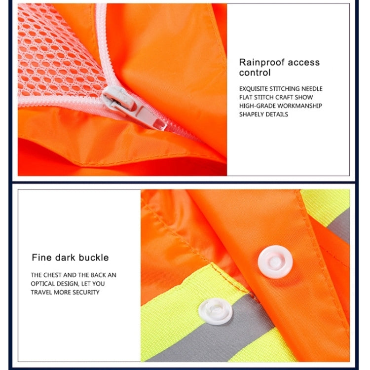 Adult Split Reflective Raincoats Rain Pants Cleaners Waterproof Clothes Labor Insurance Safety Sanitation Suits, Size: 3XL, Size: 3XL