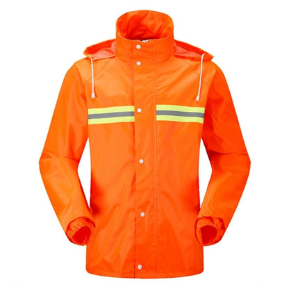 Adult Split Reflective Raincoats Rain Pants Cleaners Waterproof Clothes Labor Insurance Safety Sanitation Suits, Size: L, Size: L
