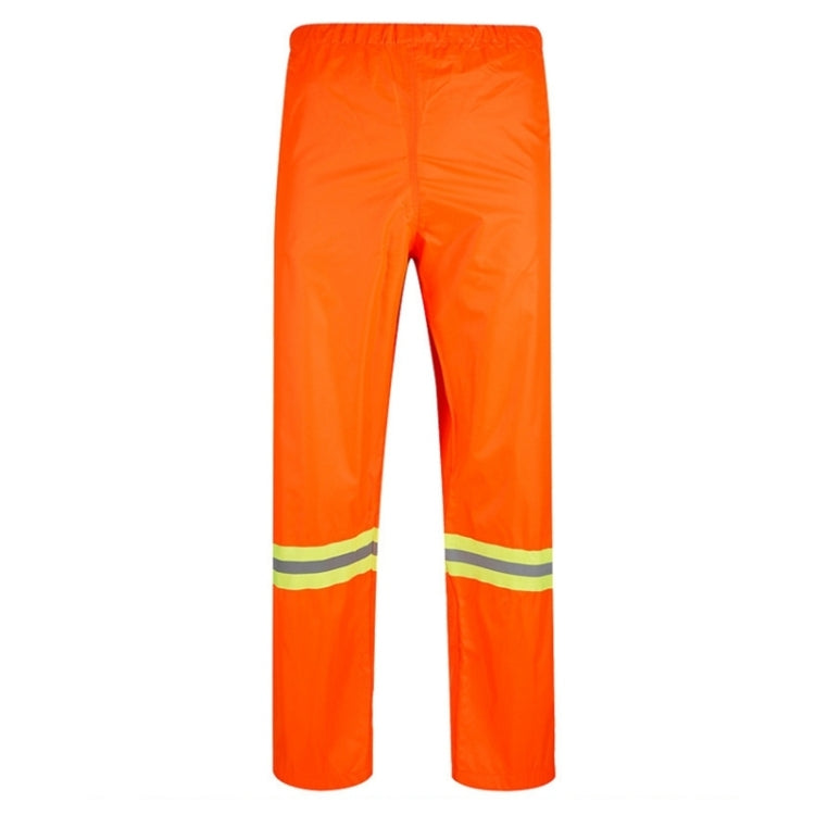 Adult Split Reflective Raincoats Rain Pants Cleaners Waterproof Clothes Labor Insurance Safety Sanitation Suits, Size: M