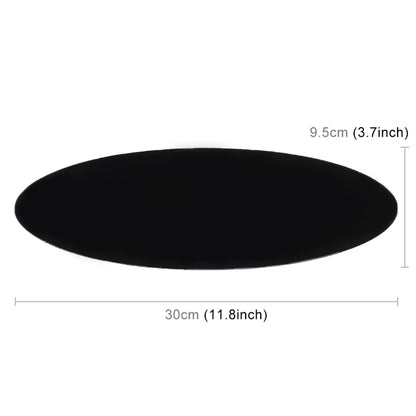 Car Auto Oval Soft Rubber Dashboard Anti-slip Pad Mat for Phone / GPS/ MP4/ MP3, Size: 30*9.5cm, Oval Soft Rubber Mat