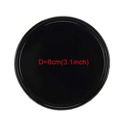 Car Auto Round Soft Rubber Dashboard Anti-slip Pad Mat for Phone / GPS/ MP4/ MP3, Diameter: 8cm, Round Soft Rubber Mat(Black)