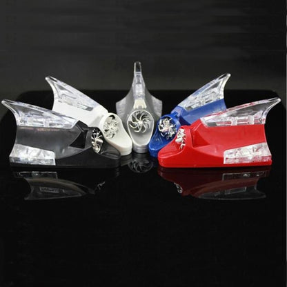 CB-073 Colorful Warning Light Wind Power Shark Fin Antenna Car Decoration, CB-073