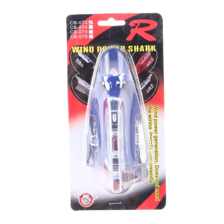 CB-073 Colorful Warning Light Wind Power Shark Fin Antenna Car Decoration, CB-073